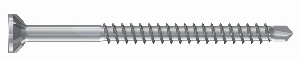 Edelstahlschrauben mit Bohrelement 4,5x80